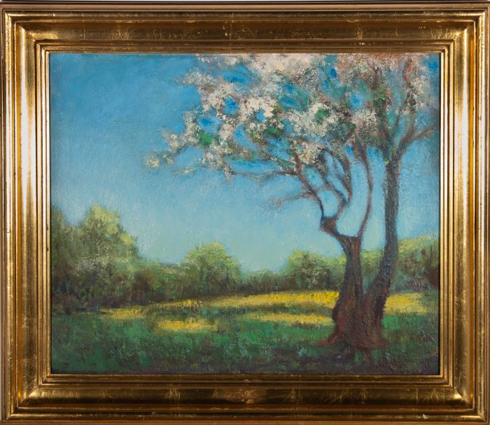 Franck Mortelmans (1898-1986) - Mid 20th Century Oil, Spring Blossom