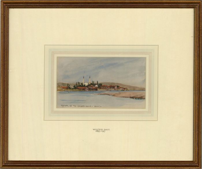 Wilfrid Williams Ball (1853–1917) - 1891 Watercolour, The Golden Horn, Eyoub