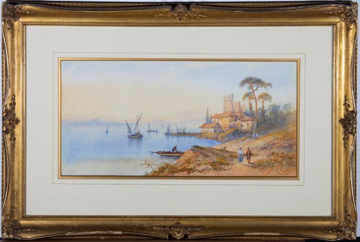 Edwin St. John (1878-1961) - Early 20th Century Watercolour, Near Naples