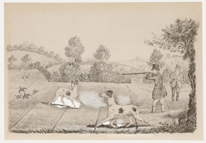 Manner of Henry Alken (1785-1851) - A Pair of Graphite Drawings, The Hunt