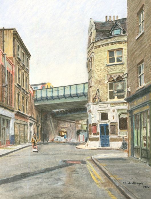 M. Challenger - 1993 Pastel, London Streets