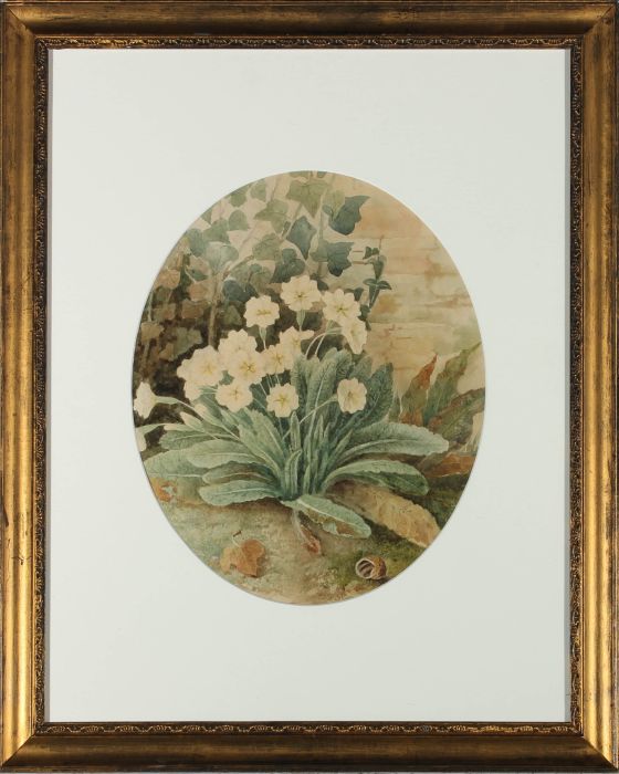 Early 20th Century Watercolour - Garden Study