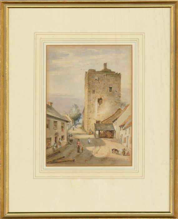 Selina Crampton (1808-1876) - 19th Century Watercolour, Duncannon Street