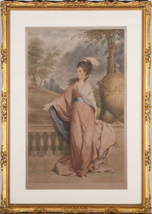 Richard Smythe (1863-1934) After Reynolds - Late 19thC Mezzotint, Lady Fleming