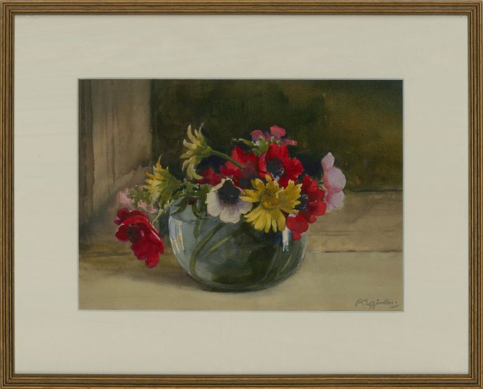 M. Effington  - 20th Century Watercolour, Fresh Blooms