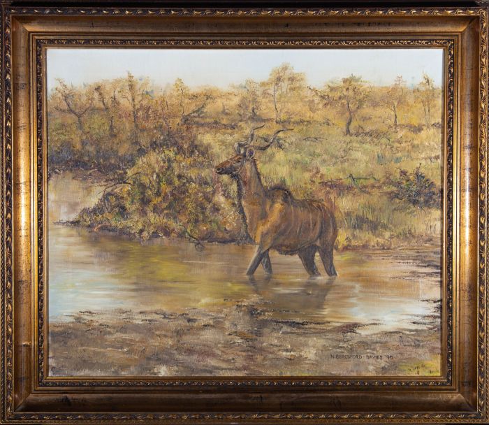 Nick Beresford  - 1990 Oil, Kadu in River