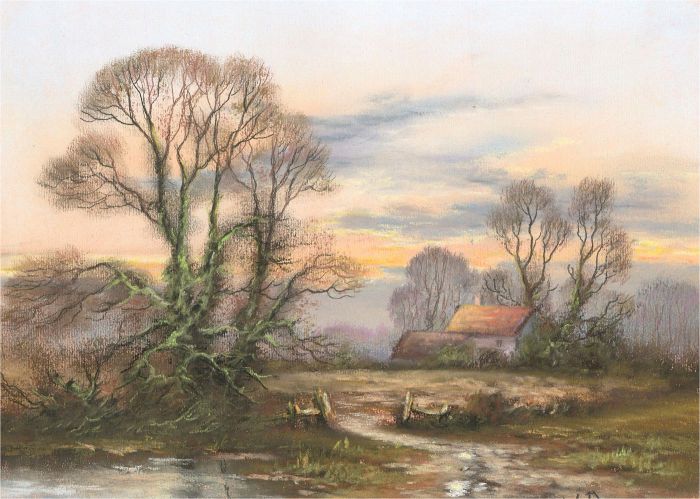 Wendy Reeves (b.1945) - Signed Contemporary Pastel, The Rural Cottage