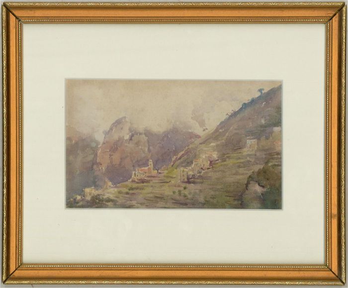 Hely Augustus Morton Smith RBA (1862-1941) - 1927 Watercolour, Ravello