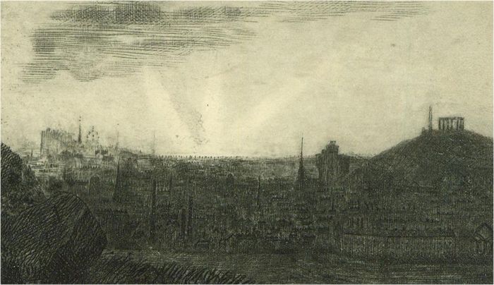 Gordon Story - Early 20th Century Etching, Edinburgh