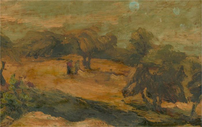Valkin - For Restoration 20th Century Oil, Impressionist Fields