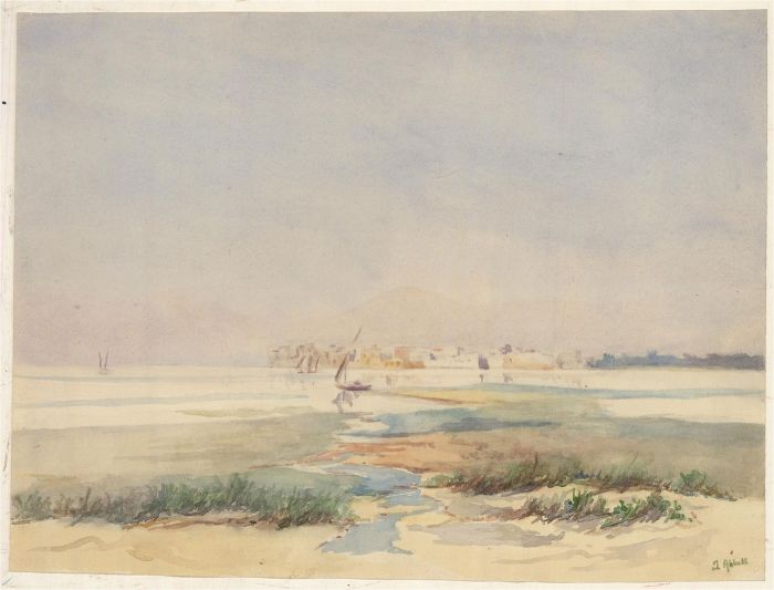 J. Abbott - Signed Early 20th Century Watercolour, The Waterfront