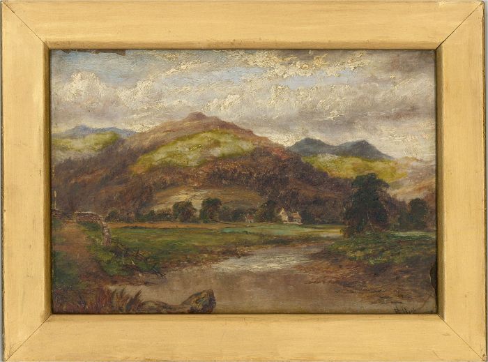 James Elliot (b.1850) - Late 19th Century Oil, Welsh Hills