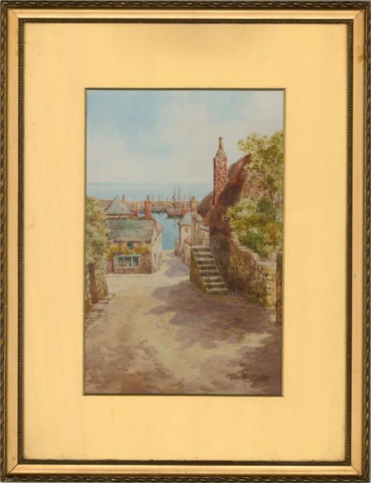 Browne - Signed Early 20th Century Watercolour, To the Harbour