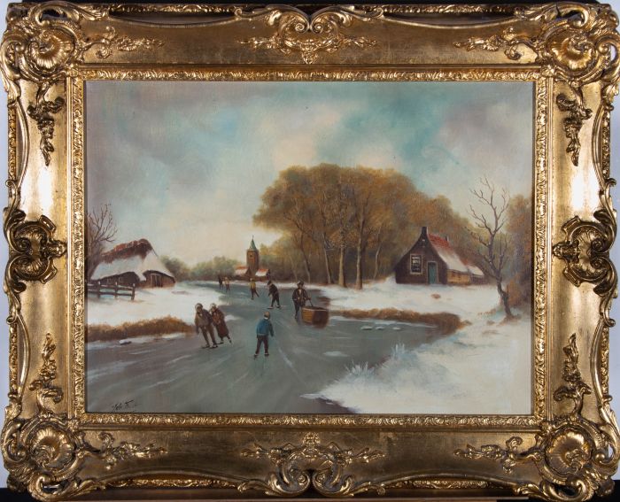 Ide Fekler - 20th Century Oil, Winter On The River