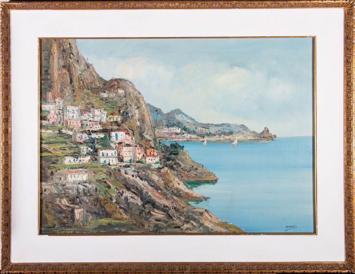 Amato - Contemporary Oil, Continental Coastal View