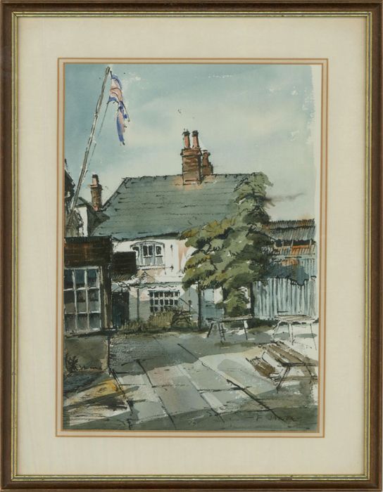 W.F. Jacobs - Signed Mid 20th Century Watercolour, The Shipp Inn, Lymington
