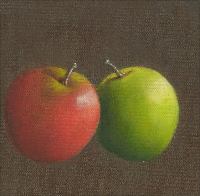 Patricia Newman - Signed Mid 20th Century Oil, Study of Apples