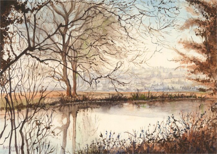 D.M.E. - Signed Mid 20th Century Watercolour, The Avon Dale