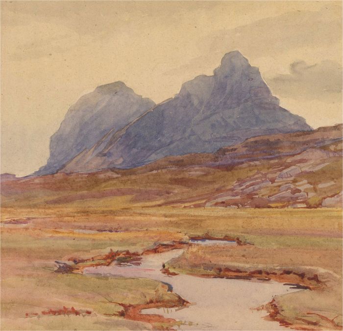 H.A. Macfarlane - Early 20th Century Watercolour, Suilven, Sutherland