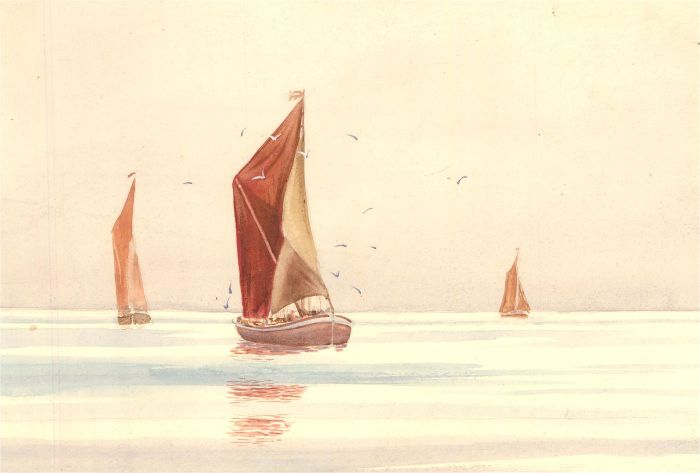 John Spencer - Signed Mid 20th Century Watercolour, Boats on the Water