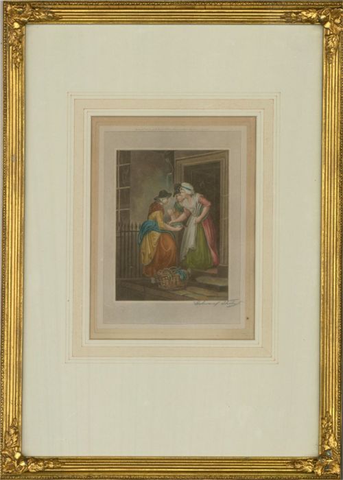 Edward Stodart (1841-1914) - Signed Late 19th Century Mezzotint, On the Doorstep