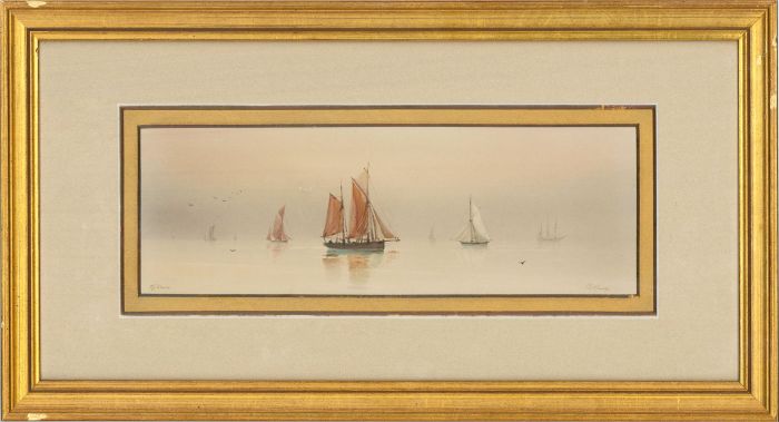 G. Morris - Early 20th Century Watercolour, Off Dover