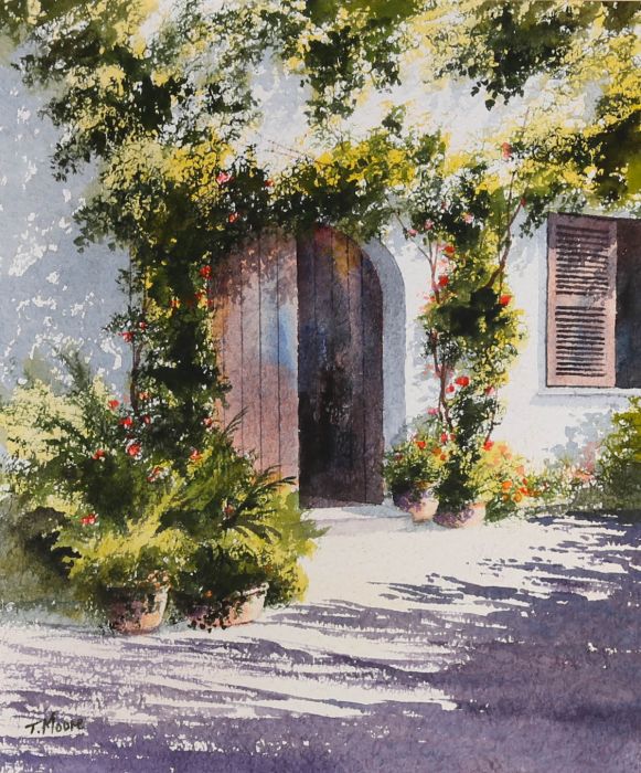 Thomas Moore - 20th Century Watercolour, Shaded House
