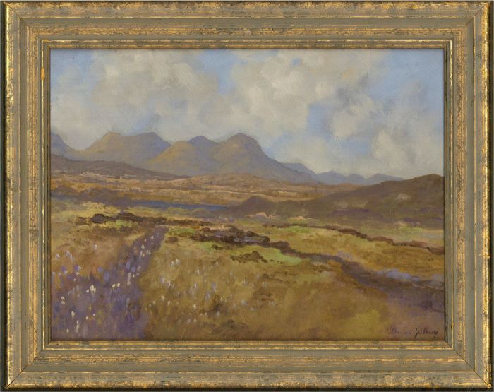D. Galbary - 20th Century Oil, Blue Sky Over The Highlands