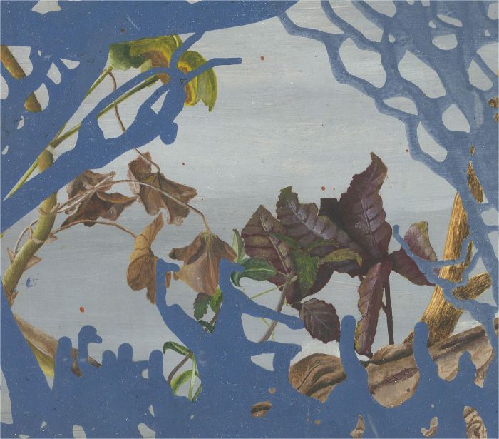 Mid 20th Century Acrylic - Looking Through the Branches