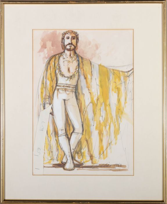 Tim Goodchild - 1980 Watercolour, Oberon