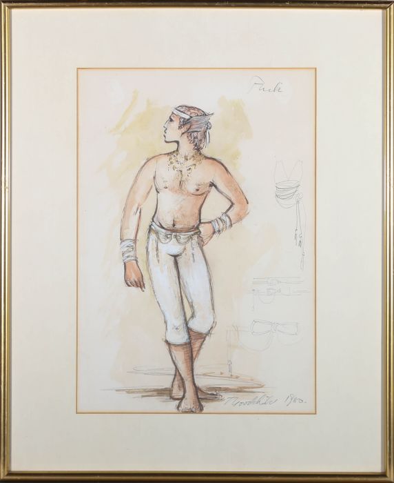 Tim Goodchild - 1980 Watercolour, Puck