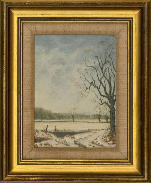 20th Century Oil - Fenlands Under Snow