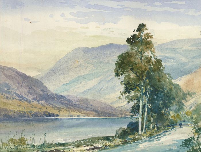 Henry R Wilkinson (1884-1975) - 20th Century Watercolour, Brothers Water