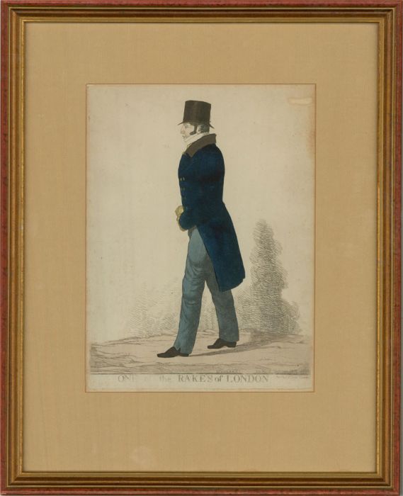 Robert Dighton (1752-1814) - 1818 Etching, One Of The Rakes Of London