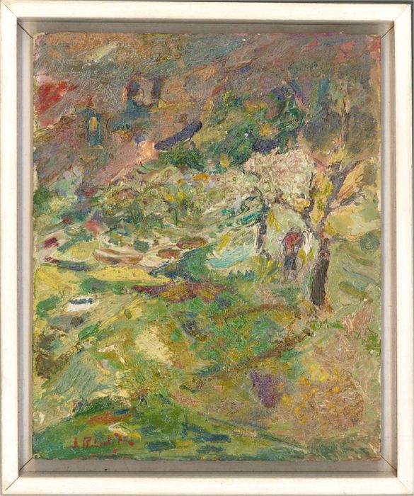Jean-Roger Lafitte (1922-2005) - 20th Century Oil, Abstract Landscape