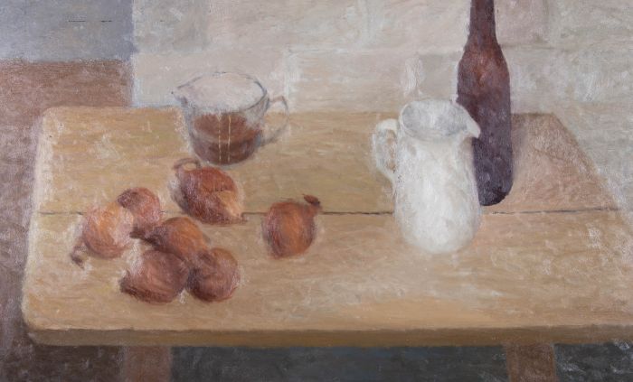 Attrib. Gerald French (1927-2000) - 20th Century Oil, Preparing Vegetable Stock
