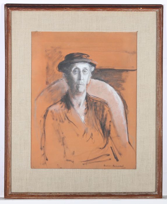 Hermione Hammond (1910-2005) - 1953 Oil, Portrait of My Cousin Evelyn