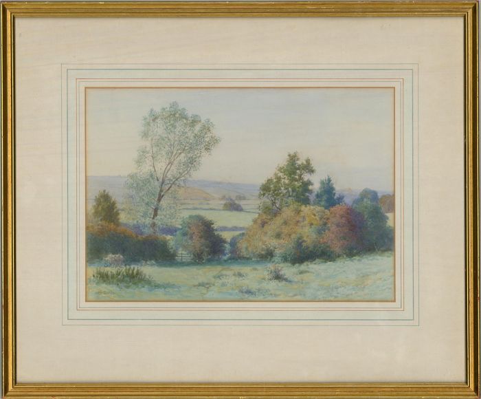 William E. Evans (d.1909) - Signed 19th Century Watercolour, Rural Landscape