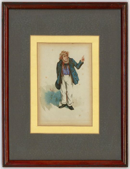 Joseph Clayton Clark (1856-1937) - Early 20thC Watercolour, Daniel Peggotty