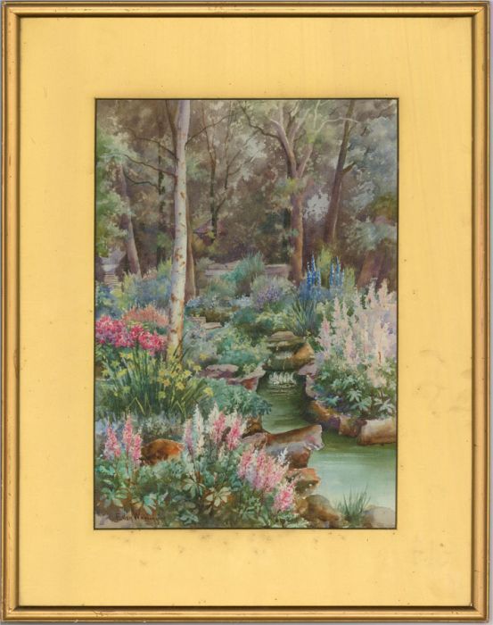 Ellen Warrington (fl.1931–1939) - 20th Century Watercolour, Castle Hill Grotto