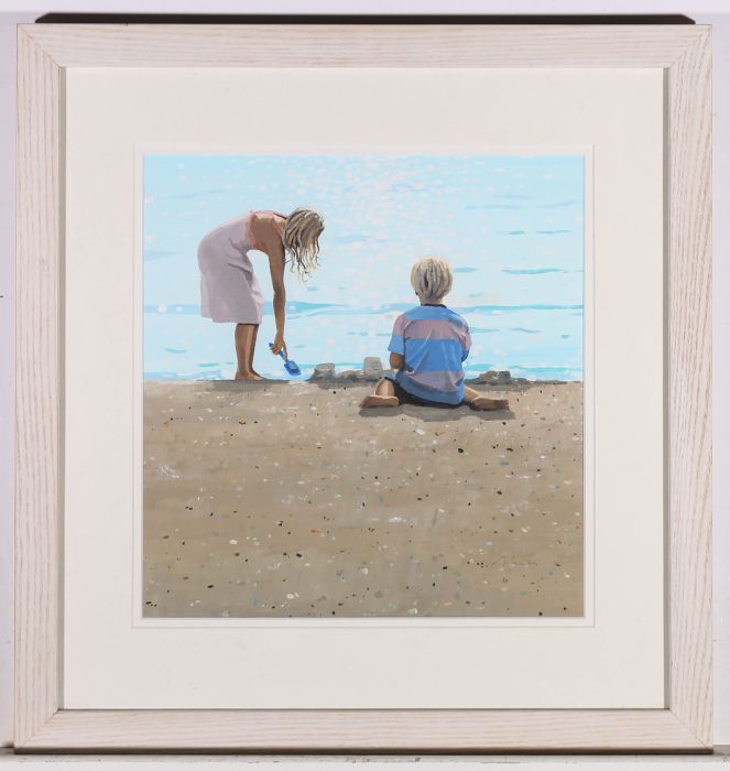 Contemporary Oil - Beach Day