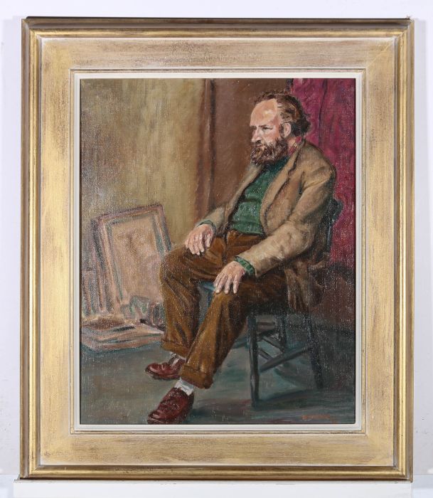 R. Harland - 1958 Oil, The Professor