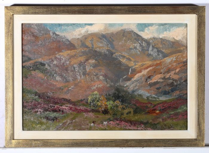 Early 20th Century Oil - Mountain Heather