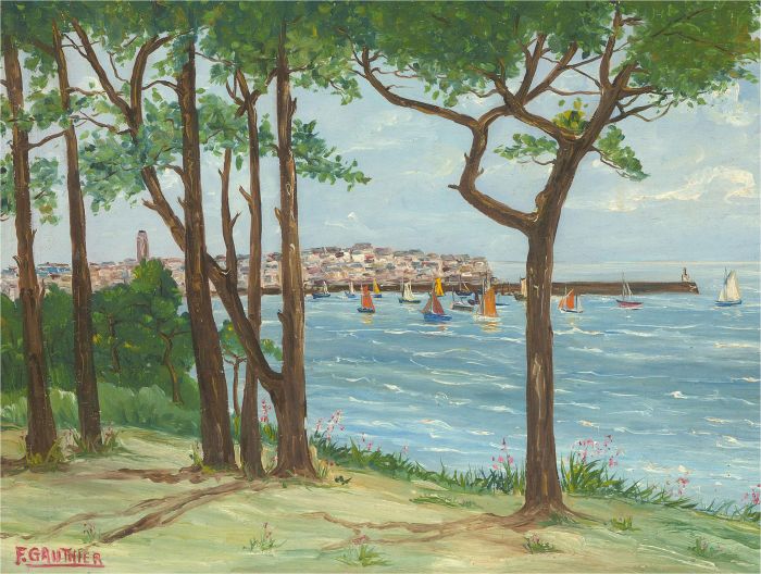 F. Gauthier - 20th Century Oil, Camaret-sur-Mer