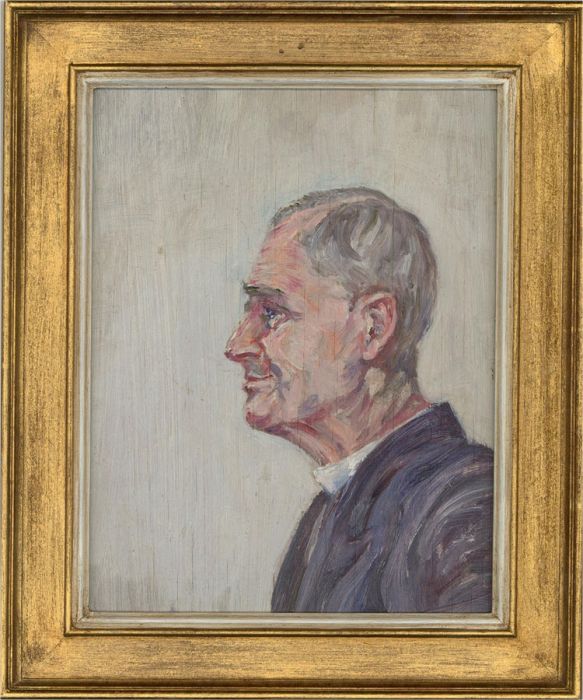 Framed Mid 20th Century Oil - Portrait of a Man