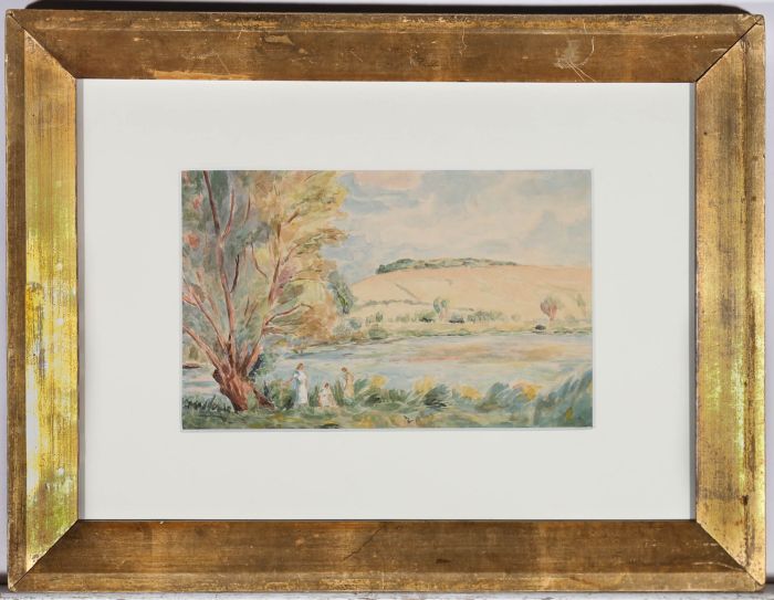Attrib. Wilfrid Gabriel de Glehn RA (1870–1951) - Watercolour, Summer Time