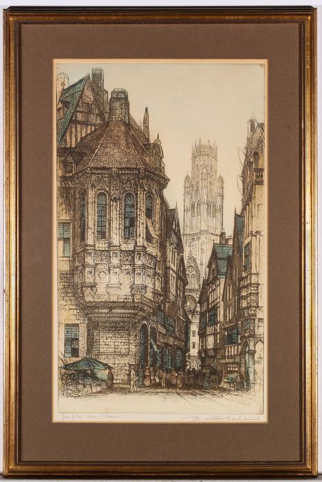 Edward Sharland (1884-1967) - Early 20th Century Etching, Joan Of Arc House