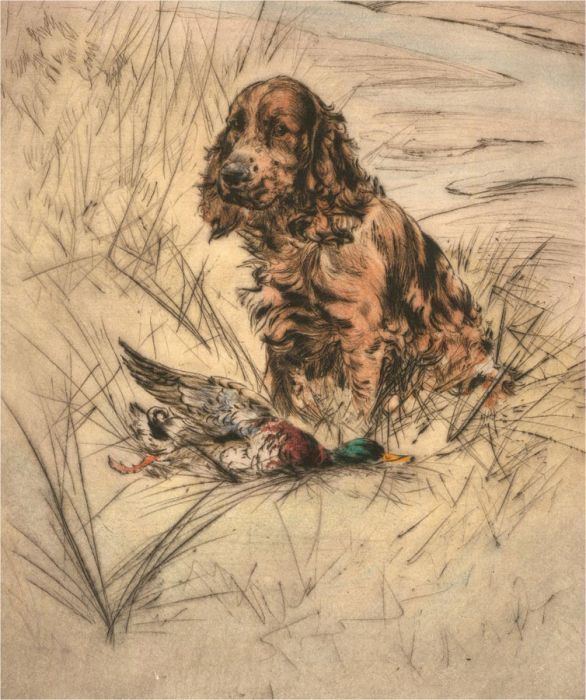 Henry Wilkinson (1921-2011) - 20th Century Etching, The Catch