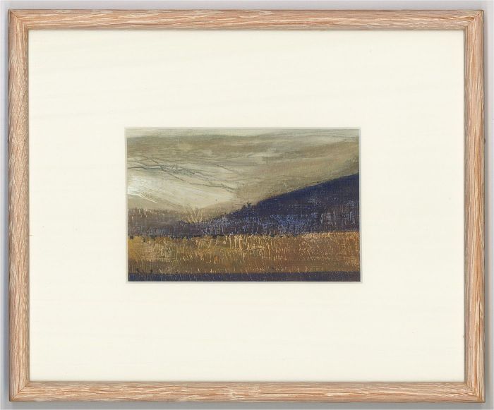 Kate Parry Evans - 2003 Oil, Stubble Fields