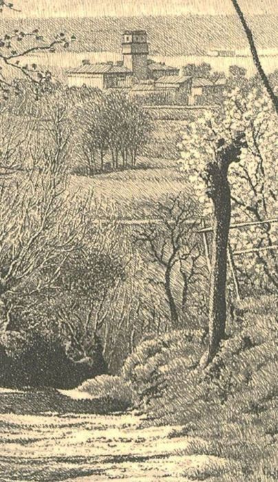 Luigi Volpi (1937-2009) - Signed Mid 20th Century Etching, To the Village